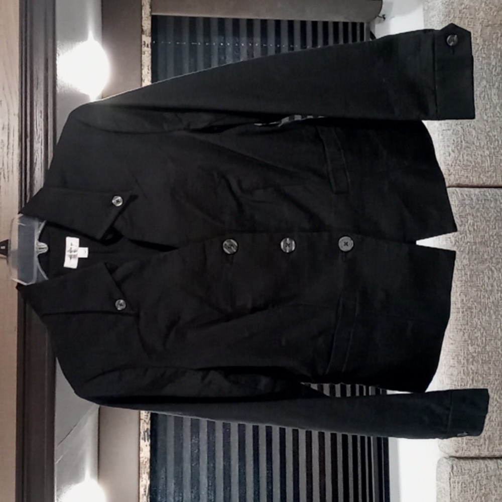 Isaac Mizrahi black blazer sz l, great condition